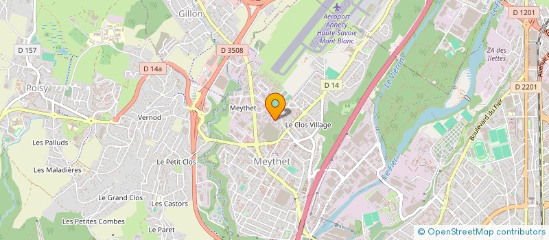 localisation de l'entreprise MONSIEUR THEO CELARIER à ANNECY