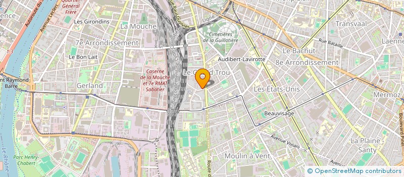 localisation de l'entreprise MONSIEUR THEO CERALINE  LYON