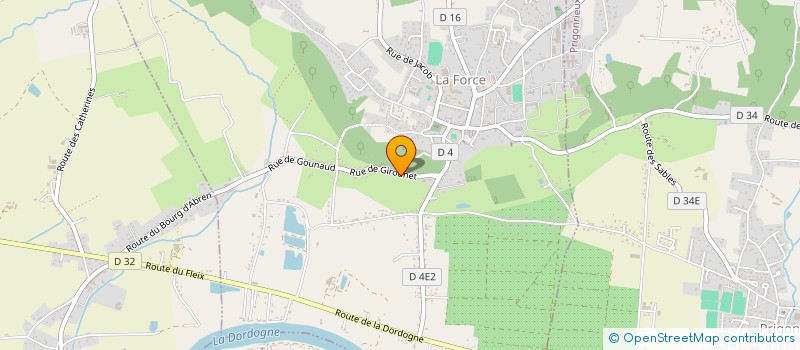 localisation de l'entreprise MONSIEUR THEO CHAILLAT  LA FORCE