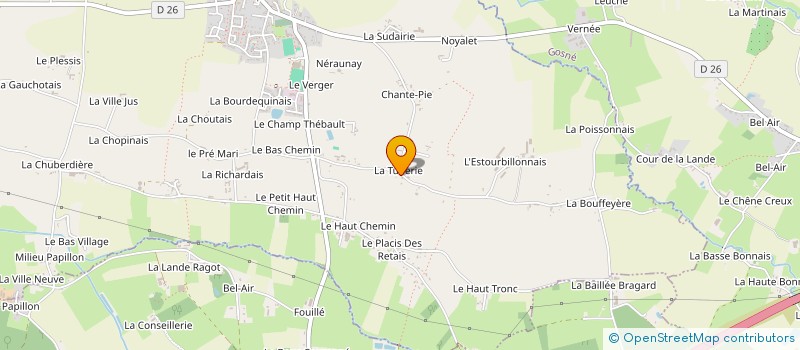 localisation de l'entreprise MONSIEUR THEO CHAMPIGNY à ERCE-PRES-LIFFRE