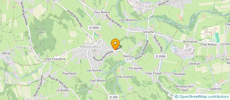 localisation de l'entreprise MONSIEUR THEO CHAMPOUILLON  PEILLONNEX