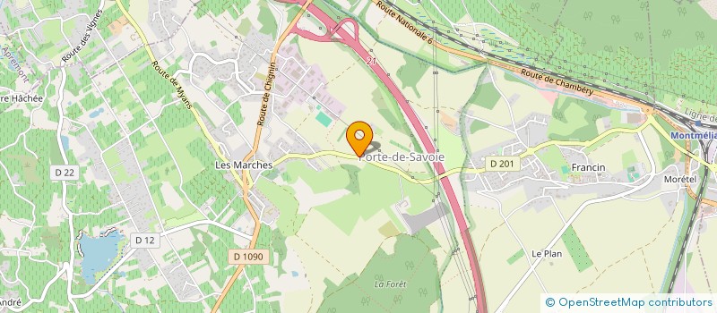 localisation de l'entreprise MONSIEUR THEO CHANOINE à PORTE-DE-SAVOIE