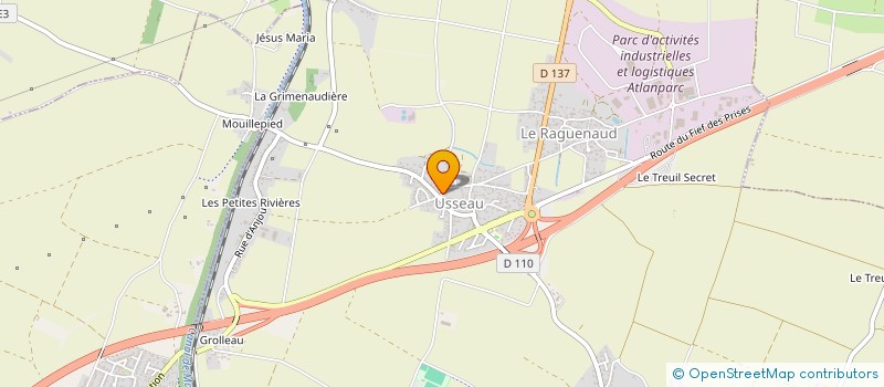 localisation de l'entreprise MONSIEUR THEO CHAPIN  SAINTE-SOULLE