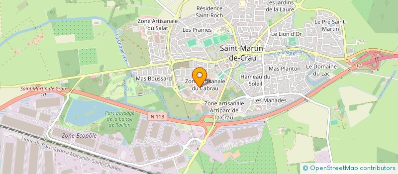 localisation de l'entreprise MONSIEUR THEO CHAPUT  SAINT-MARTIN-DE-CRAU