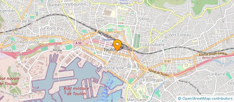 localisation de l'entreprise MONSIEUR THEO CHARLEMAGNE  TOULON