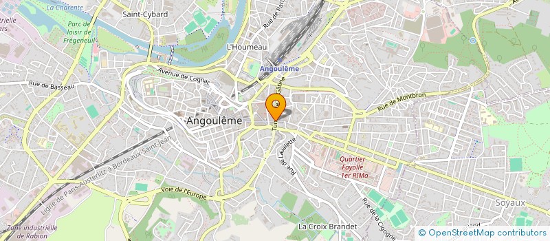 localisation de l'entreprise MONSIEUR THEO CHARLES-ELIE-NELSON à ANGOULEME
