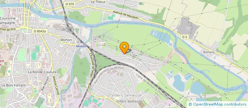 localisation de l'entreprise MONSIEUR THEO CHARPENTIER  VILLERS-SEMEUSE