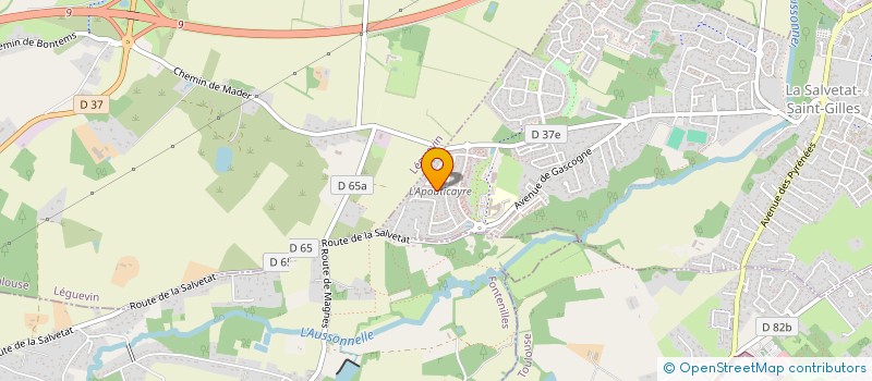 localisation de l'entreprise MONSIEUR THEO CHAUMET  LA SALVETAT-SAINT-GILLES