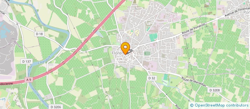 localisation de l'entreprise MONSIEUR THEO CHAYNE  FLORENSAC