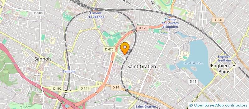 localisation de l'entreprise MONSIEUR THEO CHENE  SAINT-GRATIEN