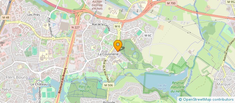 localisation de l'entreprise MONSIEUR THEO CHEVREUIL à VILLENEUVE-D'ASCQ