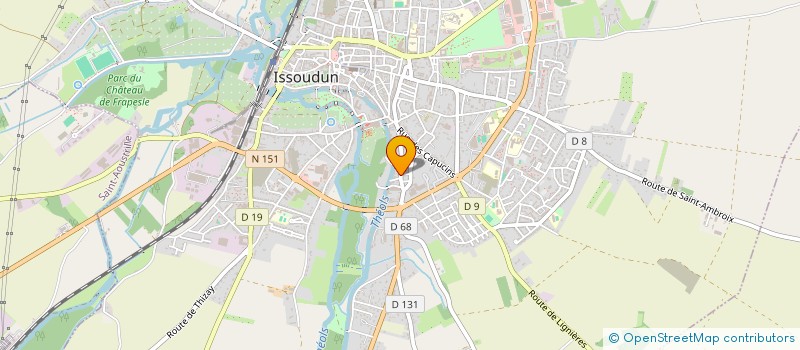 localisation de l'entreprise MONSIEUR THEO CHEZE à ISSOUDUN