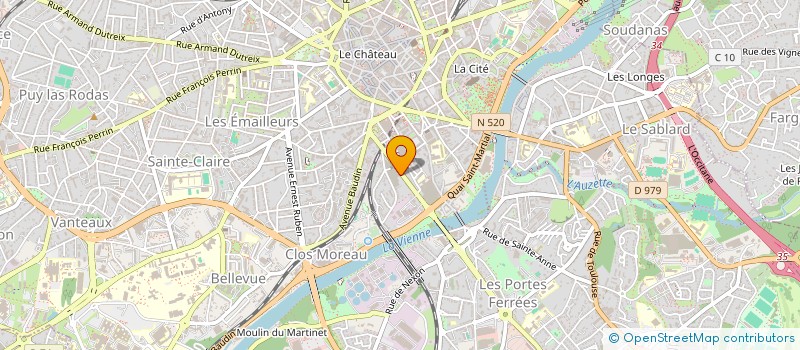 localisation de l'entreprise MONSIEUR THEO CHIOZZINI à LIMOGES