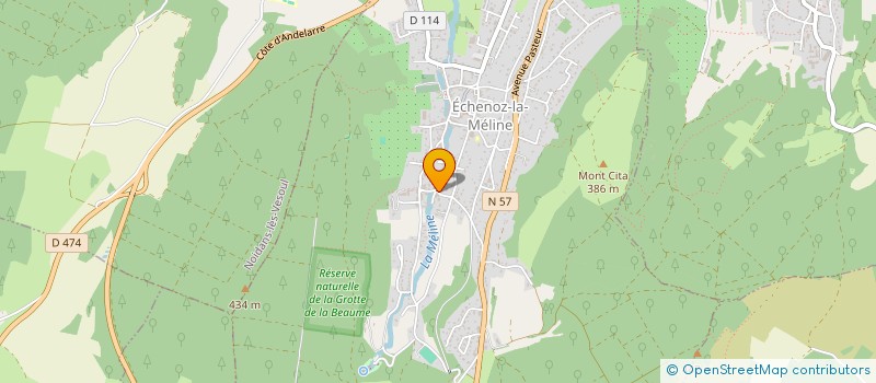 localisation de l'entreprise MONSIEUR THEO CIPRESSO  ECHENOZ-LA-MELINE