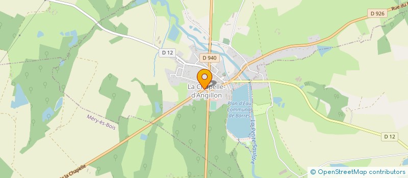 localisation de l'entreprise MONSIEUR THEO CLEMENT  LA CHAPELLE-D'ANGILLON