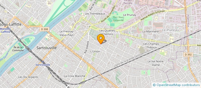 localisation de l'entreprise MONSIEUR THEO COLEU à SARTROUVILLE