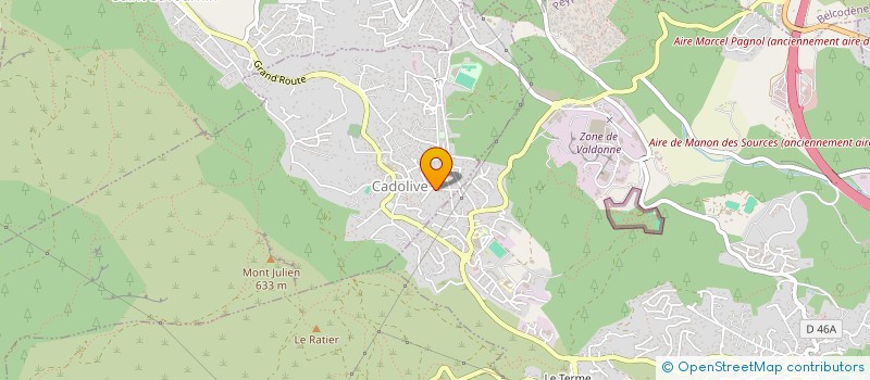 localisation de l'entreprise MONSIEUR THEO COMBREDET  CADOLIVE