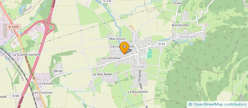 localisation de l'entreprise MONSIEUR THEO CONTET  TOSSIAT