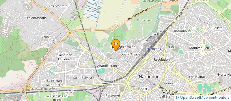 localisation de l'entreprise MONSIEUR THEO COOKE à NARBONNE