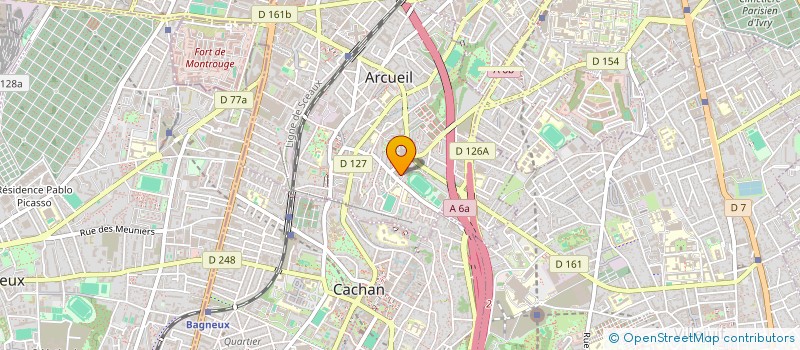 localisation de l'entreprise MONSIEUR THEO COOLS à ARCUEIL