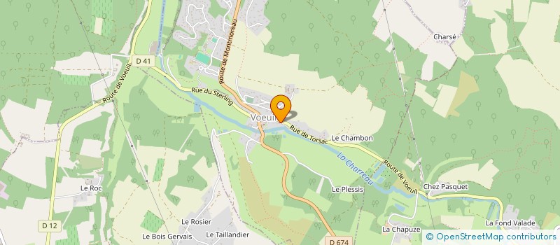 localisation de l'entreprise MONSIEUR THEO COQUIS à VŒUIL-ET-GIGET