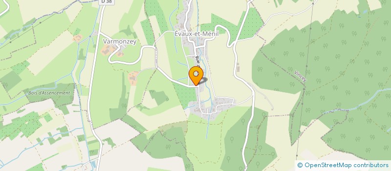 localisation de l'entreprise MONSIEUR THEO COURAGEOT  EVAUX-ET-MENIL