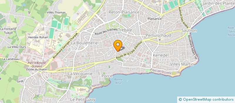 localisation de l'entreprise MONSIEUR THEO COURCOUX  SAINT-NAZAIRE