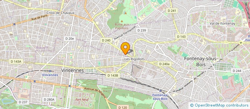 localisation de l'entreprise MONSIEUR THEO COURTIAL à FONTENAY-SOUS-BOIS