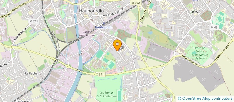 localisation de l'entreprise MONSIEUR THEO COUTELLE  HAUBOURDIN