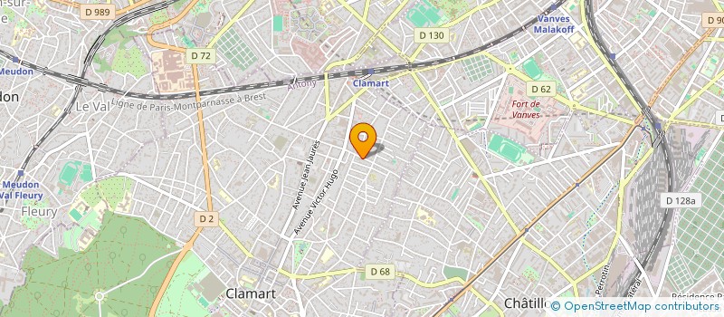 localisation de l'entreprise MONSIEUR THEO COUTURIER à CLAMART
