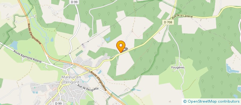 localisation de l'entreprise MONSIEUR THEO COUZEMAIN  MAREUIL EN PERIGORD