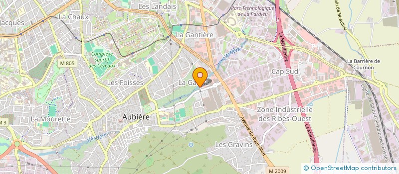 localisation de l'entreprise MONSIEUR THEO CROMARIAS  AUBIERE