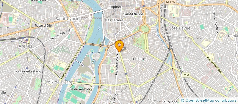 localisation de l'entreprise MONSIEUR THEO CROS  TOULOUSE