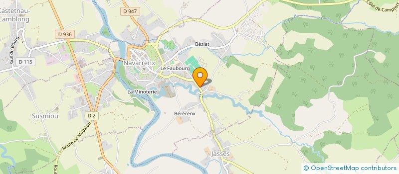 localisation de l'entreprise MONSIEUR THEO CUESTA GOMEZ  NAVARRENX