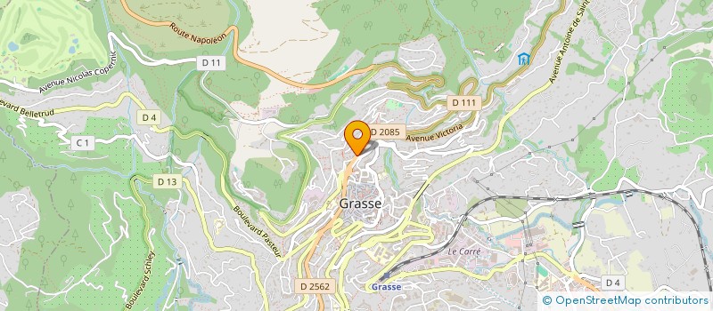 localisation de l'entreprise MONSIEUR THEO D'ANGELO  GRASSE