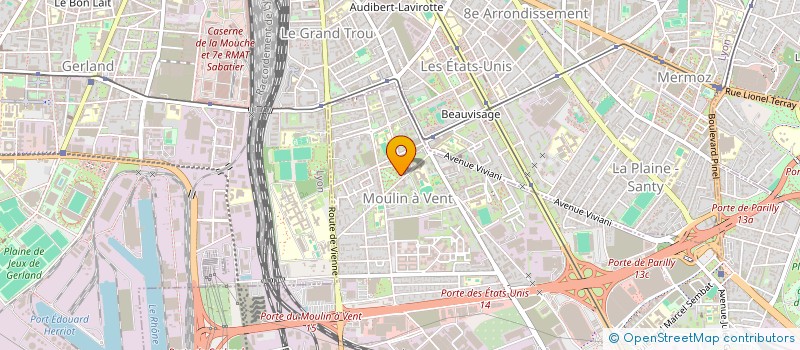 localisation de l'entreprise MONSIEUR THEO DA SILVA  VENISSIEUX