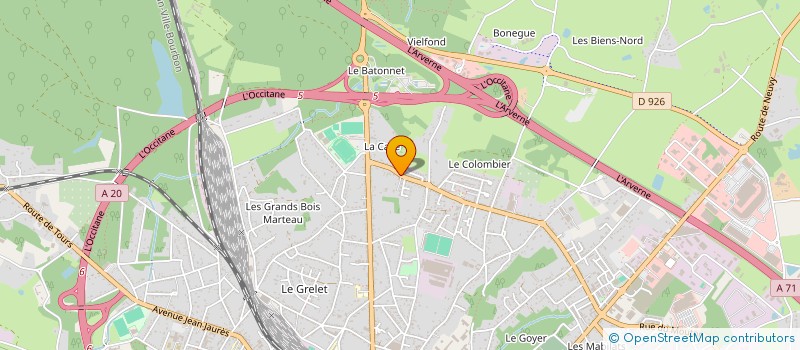 localisation de l'entreprise MONSIEUR THEO DA SILVA  VIERZON