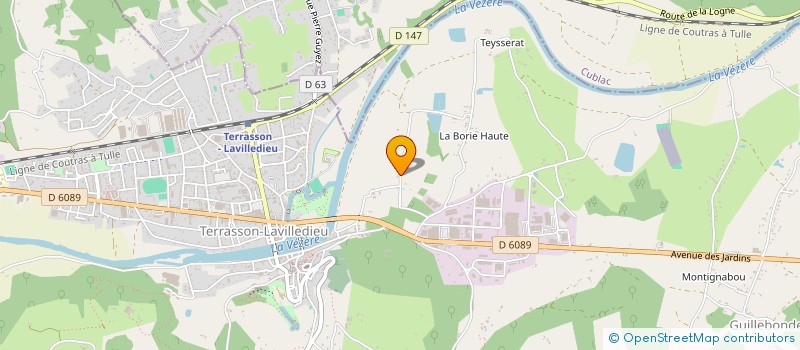 localisation de l'entreprise MONSIEUR THEO DA SILVA  LA FEUILLADE