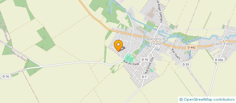 localisation de l'entreprise MONSIEUR THEO DA SILVA RALHA  MARIGNY-LE-CHATEL