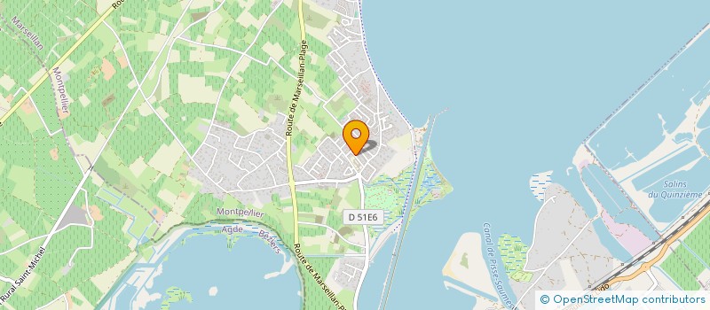 localisation de l'entreprise MONSIEUR THEO DAQUIN à MARSEILLAN