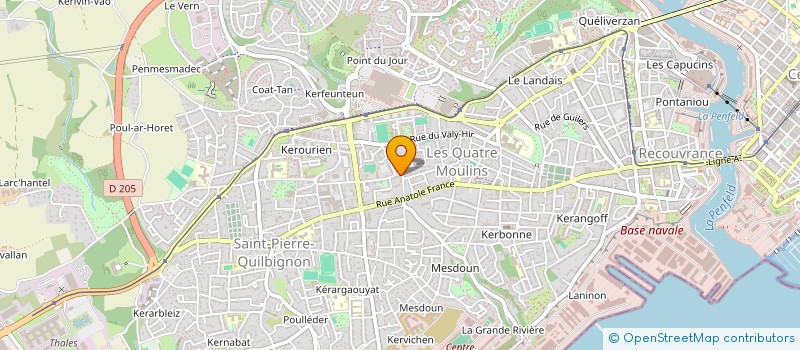 localisation de l'entreprise MONSIEUR THEO DE LOOR à BREST