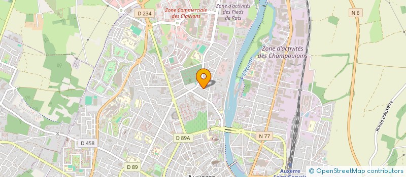 localisation de l'entreprise MONSIEUR THEO DE MEYERE à AUXERRE