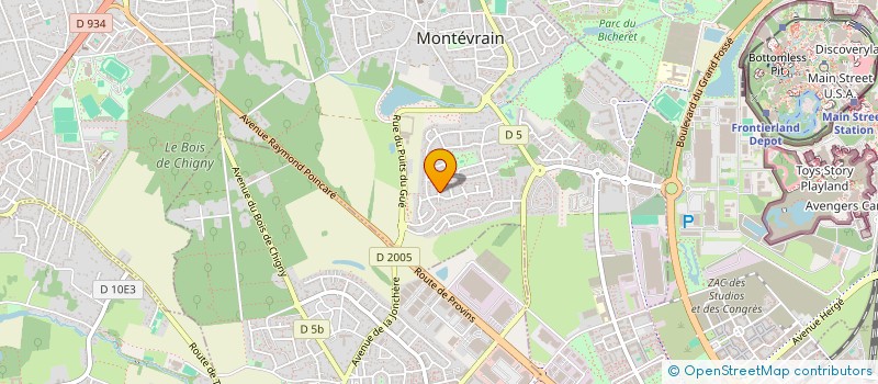 localisation de l'entreprise MONSIEUR THEO DE NANASSY  MONTEVRAIN