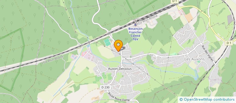 localisation de l'entreprise MONSIEUR THEO DEBUT à LES AUXONS