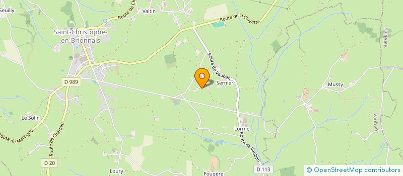 localisation de l'entreprise MONSIEUR THEO DEGUEURCE  SAINT-CHRISTOPHE-EN-BRIONNAIS