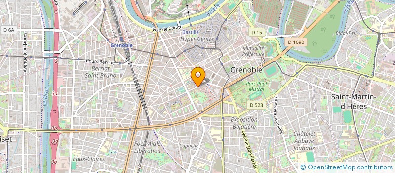 localisation de l'entreprise MONSIEUR THEO DEL DEBBIO  GRENOBLE