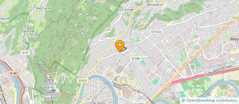 localisation de l'entreprise MONSIEUR THEO DELAMARCHE  LA TRONCHE