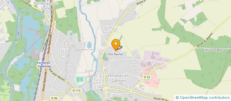 localisation de l'entreprise MONSIEUR THEO DELANNOY  FERRIERES-EN-GATINAIS