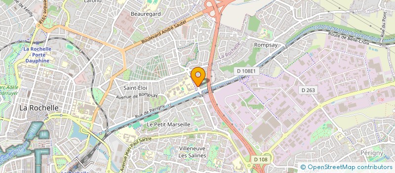 localisation de l'entreprise MONSIEUR THEO DELGRANGE  LA ROCHELLE