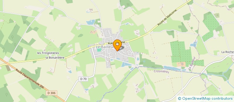 localisation de l'entreprise MONSIEUR THEO DELORME  LE BAILLEUL